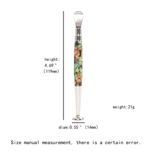 MUXIANG Pipe Tamper Cleaning Needle Metal Camouflage Floral Reusable Smoking Pipe Accessory - Product Image 4