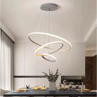Lustre LED décoratif d'intérieur pour maison, vente en gros, pas cher, moderne et minimaliste