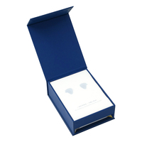 Boîte d'emballage électronique moderne de style high-tech noir brillant pour écouteurs stratifiés Boîte d'emballage en papier recyclable personnalisée