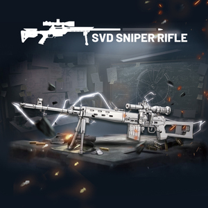 ปืนสไนเปอร์ Piececool <span class=keywords><strong>SVD</strong></span> <span class=keywords><strong>Dragunov</strong></span> ชุดประกอบแบบ 3 มิติ ทำจากโลหะ สแตนเลส ของเล่นประกอบเองสำหรับผู้ใหญ่ - Product Image 2