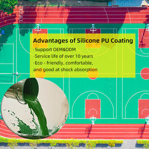 Revêtement de sol pour terrain de <span class=keywords><strong>basket</strong></span>-ball en acrylique liquide à coulée humide, système de surface sportive pour terrain de pickleball, peinture en silicone PU - Product Image 3