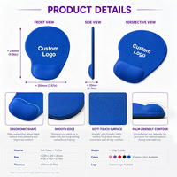 Tapis de souris personnalisé avec repose-poignet – Vente en gros, accessoire de bureau pour poste de travail, usage quotidien, cadeau d'affaires