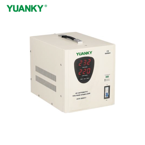 YUANKY Régulateur de tension ca entièrement automatique Portable Camping en plein air voyage AVR monophasé <span class=keywords><strong>série</strong></span> RELAIS TYPE stabilisateur 5kVA CE - Product Image 2