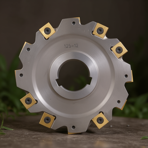 Fraise à rainurer et à tailler avec plaquettes de fraisage 125 12 à 6 dents en carbure pour l'usinage des métaux - Product Image 3