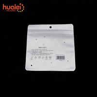 Vente en gros OEM petit sac d'emballage en plastique OPP Zip Lock Ziplock avec trous de suspension pour masque facial Pack