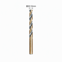 Foret hélicoïdal HSS à queue droite 9,7-14 mm, entièrement affûté, en acier rapide pour perçage de l'acier doux, fabrication OEM