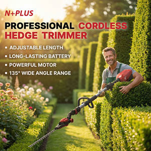 Taille-<span class=keywords><strong>haie</strong></span> électrique N+PLUS, perche télescopique puissante, conception pratique, <span class=keywords><strong>coupe</strong></span> lisse, taille-<span class=keywords><strong>haie</strong></span> professionnel pour jardin - Product Image 2