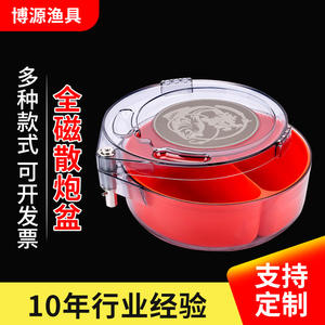 BoYuan Full Coverage <b>Magnetic</b> Bait Tray Plastic Universal <b>Fishing</b> Box <b>For</b> Competition Multi Purpose - Product Image 1