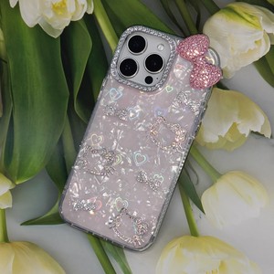 Funda de Lujo <span class=keywords><strong>con</strong></span> Diamantes para Teléfono Móvil <span class=keywords><strong>iPhone</strong></span> X 11 12 13 14 15 16 17 Pro Max Air, <span class=keywords><strong>Fundas</strong></span> para Samsung S24U S26U A05S A24 - Product Image 3