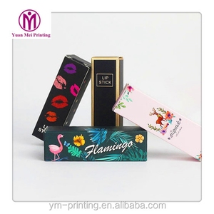 Wholesale Luxury Custom Premium <b>Cardboard</b> Lipstick Packaging Box Designer High Quality Cosmetics Glossy Lamination Embossing - Product Image 6