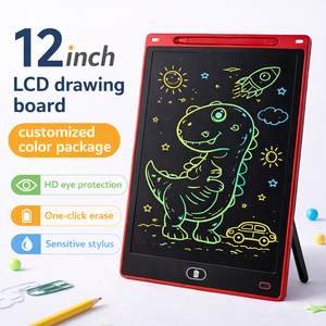 カスタム12インチLCDパネルタブレット、カラフルな画面、子供用電子手書きボード、落書きお絵かき黒板おもちゃギフト - Product Image 1