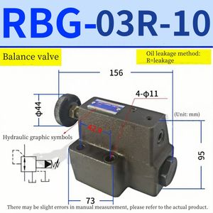Nuevo Conjunto de Válvulas de Contrapeso Apiladas de Hierro Fundido Valorant RBG-03-10 RBG-03-<span class=keywords><strong>R</strong></span>-10 - Product Image 2