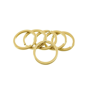 Portachiavi Ilan 30 mm color oro, 8 pezzi, per accessorio portachiavi - Product Image 1