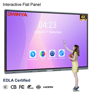 Pizarra Digital Interactiva Inteligente con Pantalla Táctil Múltiple Antirreflejos y Soporte Móvil LCD de <span class=keywords><strong>55</strong></span>, 65 y 75 <span class=keywords><strong>Pulgadas</strong></span> - Product Image 1