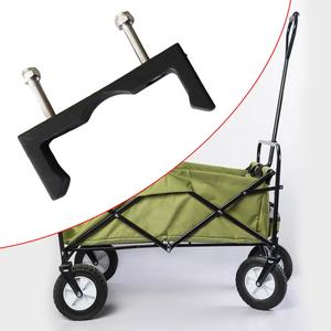 Carrello portatile compatto Utility Wagon per il campeggio Shopping all'aperto e lo stoccaggio con manico Push & Pull in plastica personalizzabile - Product Image 2