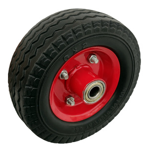 Cheng Jin Vehicles 6 Inch Pu Foam Solid Wheel 150kg Load Capacity <b>For</b> <b>Tool</b> <b>Carts</b> And Flatbed Trucks - Product Image 1