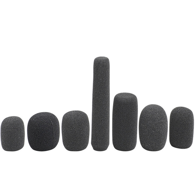 Factory Cheap Price Microphone Protector Windscreen Soft Sponge Reduce Wind Disturbance Foam Covers