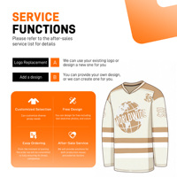 Camisetas de Hockey Rusas Vintage Personalizadas con Rayas Sublimadas y Bordado en Tela, Uniforme de Hockey sobre Hielo