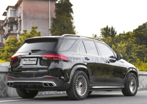 Kit de carrocería de montaje 100% para <span class=keywords><strong>Mercedes</strong></span> <span class=keywords><strong>Benz</strong></span> W167 GLE 2020-2025 actualización a AMG GLE63 parachoques delantero trasero parrilla rueda arco difusor tubo - Product Image 4