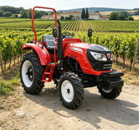 Tracteur diesel fiable 50 CV avec pompe à boîte de vitesses, homologué CE EPA, 4x4, multi-usages, compact, pour jardin et exploitation agricole, directement de l'usine