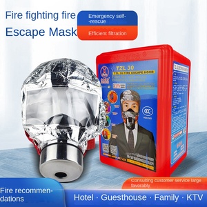 Maschera Antincendio e Antivirus con Certificazione 3C, Respiratore per Auto-Salvataggio in Materiale Composito TZL30 - Product Image 2