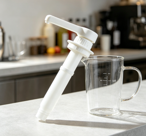 Muestra Gratuita: Bomba Dosificadora de Jalea y Sirope de Frutas 10/15/20/30cc, Dispensador Antiobstrucción para Concentrados con Pulpa y Semillas, Botella de 750ml, Uso en Cafeterías y Teterías - Product Image 4