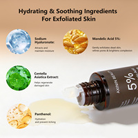 Tonique Exfoliant à l'Acide Mandélique BLIW Marque Privée 100ml – Nettoyage Profond, Hydratant, Brume Faciale Réparatrice