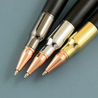 Stylo à bille rétractable tactique d'extérieur en métal, anti-stress, outil d'écriture de bureau, papeterie scolaire, souvenir sportif