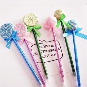 Stylo à bille en plastique en forme de sucette ronde <span class=keywords><strong>Kawaii</strong></span> - Product Image 3