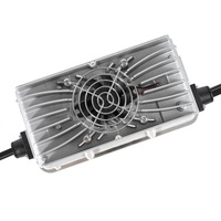 Chargeur de batterie intelligent étanche pour chariot élévateur 72V 10A 12A 15A 18A 20A 25A Réglable Lithium LiFePO4 Plomb Acide