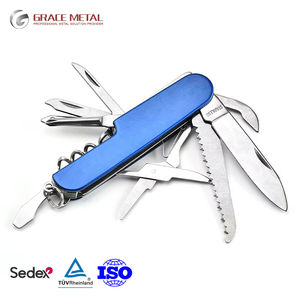 Couteau de camping multi-poches en acier inoxydable pliable avec une grande promotion pour la <span class=keywords><strong>randonnée</strong></span> et les aventures en pleine nature - Product Image 1