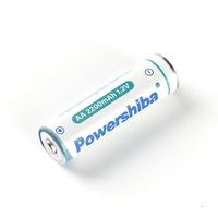 Batería Recargable Powershiba Ni-MH AA 1.2V 2200mAh para Linternas, Electrónica de Consumo, Barcos y Juguetes