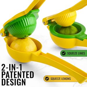 AMZ <strong>Best</strong> Seller 2 in 1 Metal Lemon <strong>Squeezer</strong> Aluminum Alloy Fruit Press <strong>Citrus</strong> Juicer Manual Lemon Juicer <strong>Squeezer</strong>