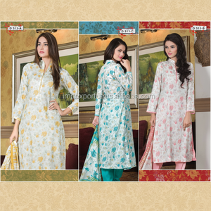 Traje de césped para mujer, vestido de corte a de India y pakistaní, algodón, Salwar, Kameez, para adultos - Product Image 1