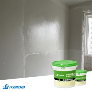 Peinture murale époxy à base d'eau longue durée revêtement mural en résine époxy d'intérieur couche de finition anti-tache décorative lisse - Product Image 1