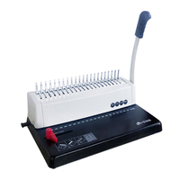 Relieuse S308 A4, perforation manuelle et reliure, relieuse à peigne en plastique