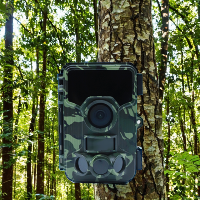 Trail Hunting Camera No Glow 40MP 4K 1080P Night Vision Hunting Outdoor Cam Security Motion Activated Surveillance Cam