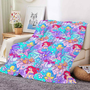 Newest Wholesale Cute Princess Baby Girls Boys Throw Towel <strong>Blanket</strong> Custom Anime Cartoon Soft Fleece <strong>Plush</strong> <strong>Blankets</strong> - Product Image 1