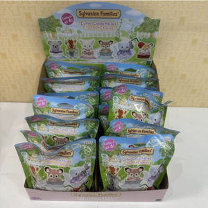 Cutie Collectibles <span class=keywords><strong>Sylvanian</strong></span> Families Tea Party Babies Blind Bag Animal Doll Surprise Blind Box Toy - Product Image 1
