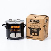 Réchaud à bois portable, cuisinière à biomasse efficace pour le camping en plein air, la survie et la cuisine sur la terrasse