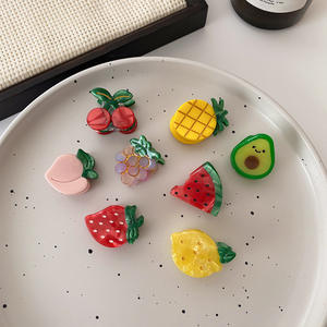 กิ๊บติดผมน่ารักหวานๆ ลายผลไม้ เชอร์รี่ แตงโม เลมอน กิ๊บหนีบผมแบบกำหนดเองสำหรับเด็กผู้หญิง - Product Image 1