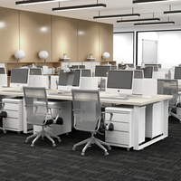 Tapis modulaires, tapis carrés, tapis de sol écologiques pour bureaux