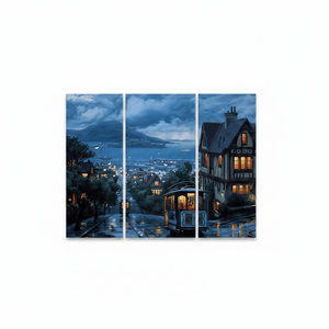 Conjunto de 5 Cuadros Decorativos en Lienzo con Paisajes de Estambul, Estilo Art Deco, Paisajes Turcos para Colgar - Product Image 2