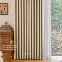 Solution Textile Hôtelière Clé en Main : Rideaux Occultants 100% Lin et Coton à Texture Lourde, Draperie Ondulée pour Projets de Chambres d'Hôtes et Suites