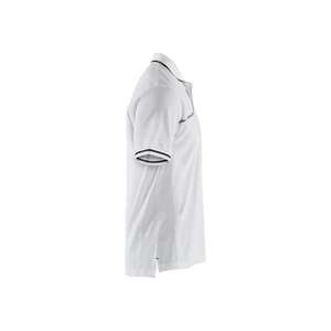 BLAKLADER - 338910501098XXL Polo Blanco/Gris oscuro-EAN 7330509662687 CAMISETAS Y POLOS DE TRABAJO - Product Image 4