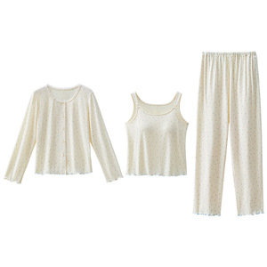 Camisola de Maternidad Transpirable de Algodón para Lactancia, Pijama de Primavera para el Postparto, Colección Octubre Crystalline - Product Image 2
