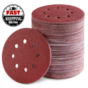 Envío en 24 Horas desde Almacén en EE. UU., 120 Discos de Lija de 5 Pulgadas con 8 Orificios y Velcro, Grano 800-2000 Surtido - Product Image 4