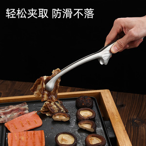 Stainless Steel BBQ <b>Tongs</b> 304 Stainless Steel Durable Flipping For Grilling And Cooking - Product Image 5