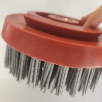 Brosse ronde antique en carbure de silicium Long Shine Lux haute dureté 4 pouces OEM pour outils de polissage de pierre, granit, marbre, travertin