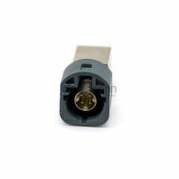 Conector Macho HSD de Alta Velocidad de 4 Pines, Código G, 90 Grados, Montaje en PCB a Través de Orificio para Automoción